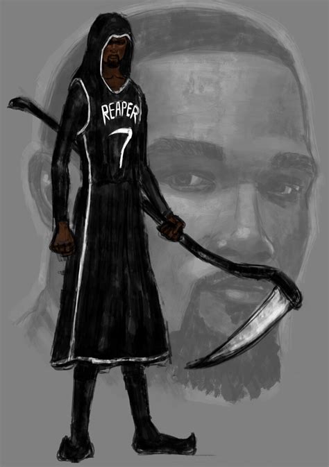 Nov 15, 2022 · Durant, who has always been notably tall and slender, earned the nickname 'Slim Reaper' due to his 6' 11" height and 240-pound build. He was initially dubbed 'Slim Reaper' by a redditor, and the ... 